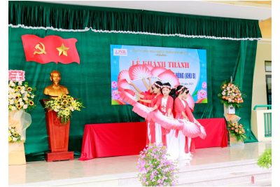 Lễ Khánh thành Công trình trường THCS Việt Hùng khu B, huyện Trực Ninh, tỉnh Nam Định