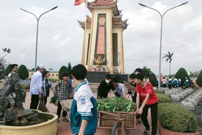 Các hoạt động nhân tháng thanh niên năm 2023 của Chi đoàn trường THCS Việt Hùng